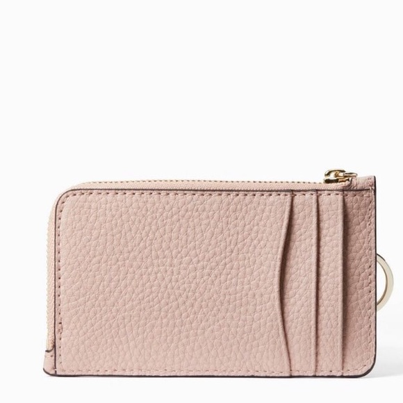 Kate Spade Pink Card Holder/ Wallet/ Keychain - Picture 3 of 4